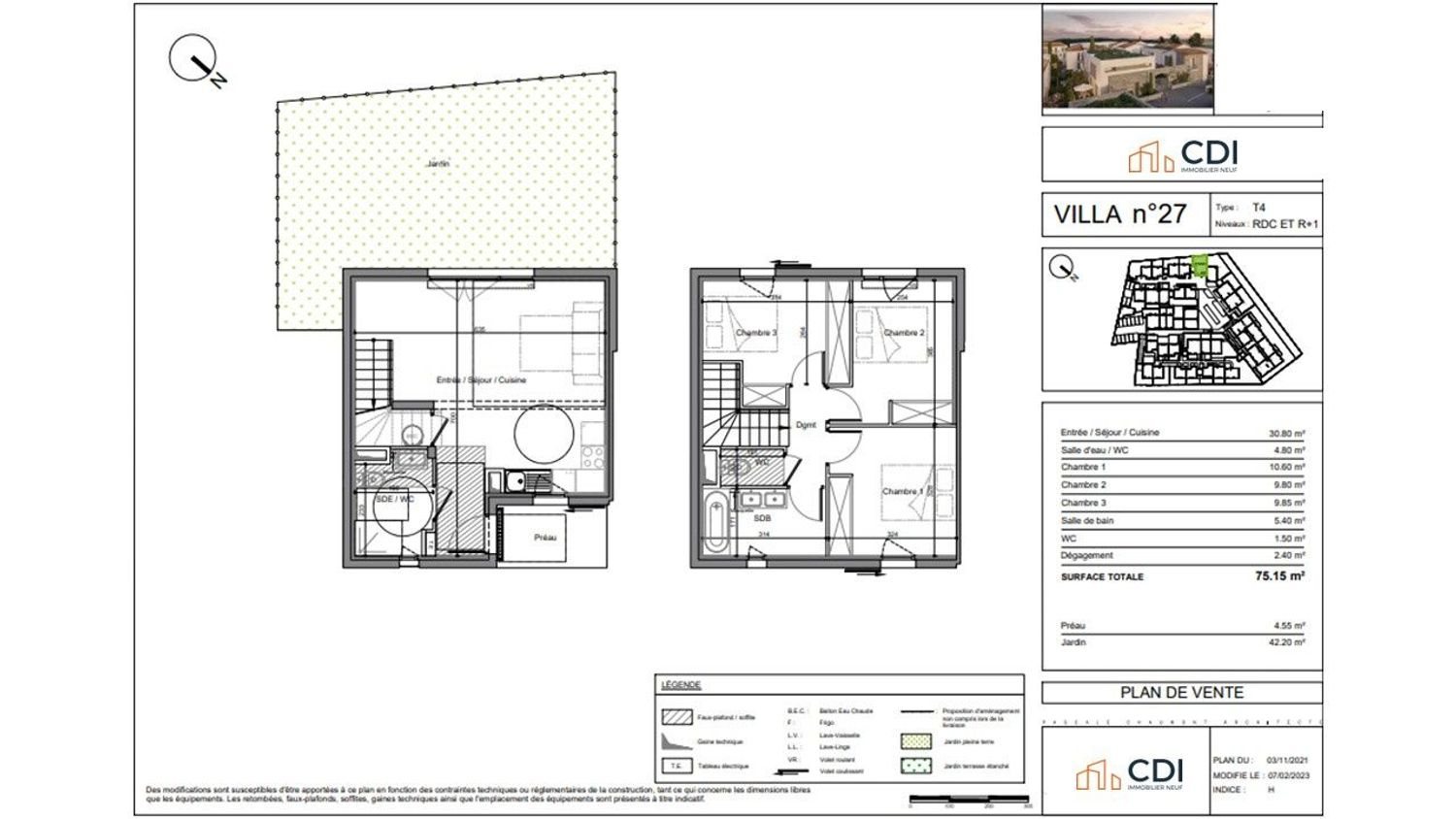 Maison à vendre, 75m², Vendargues