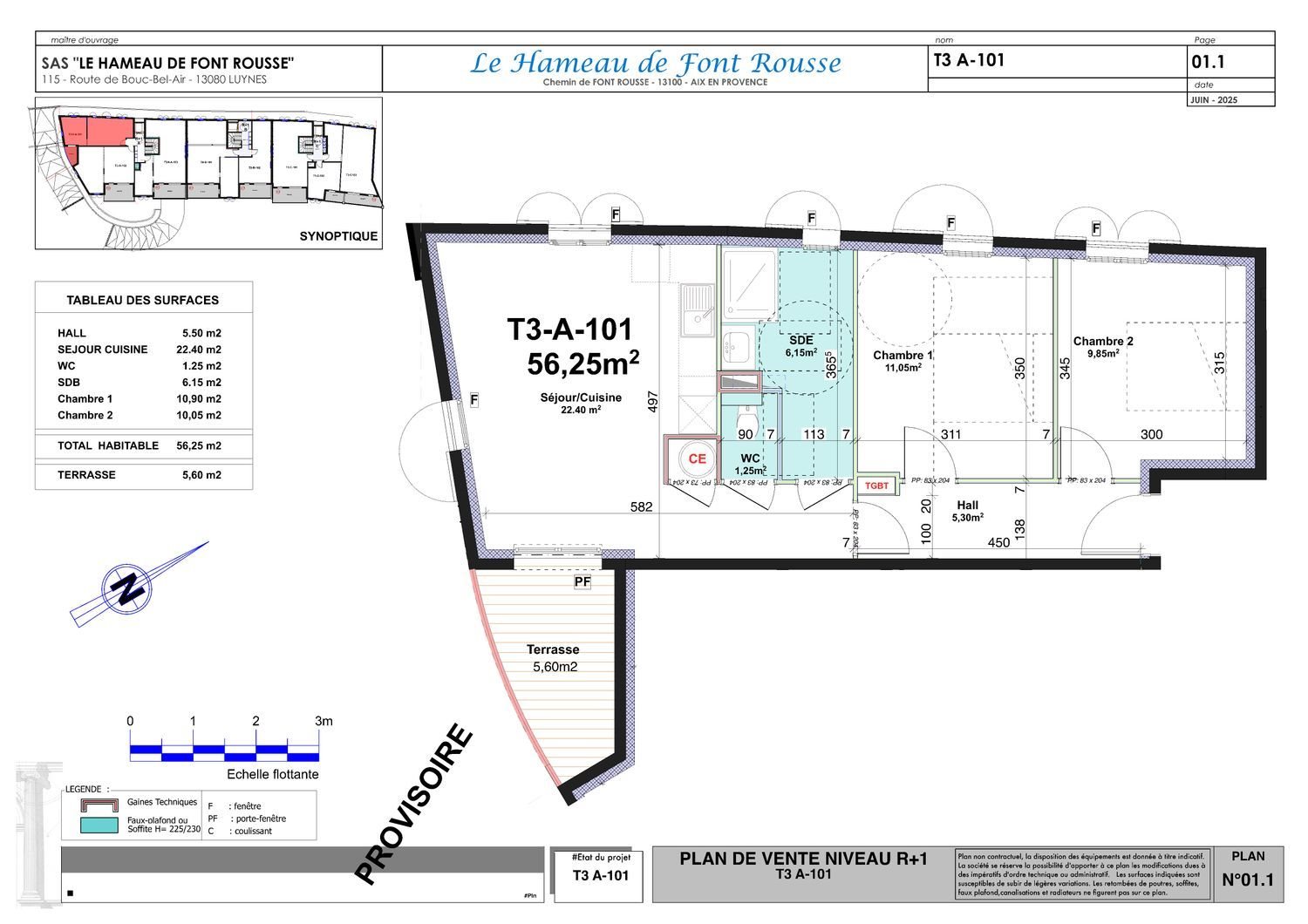 Appartement à vendre, 56m², Aix-en-Provence