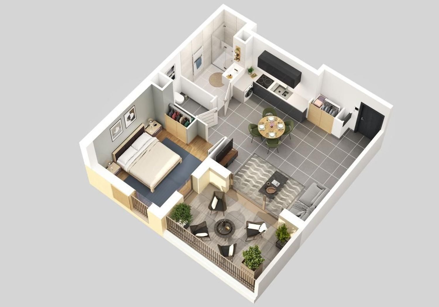 Appartement à vendre, 50m², Beaumont-lès-Valence