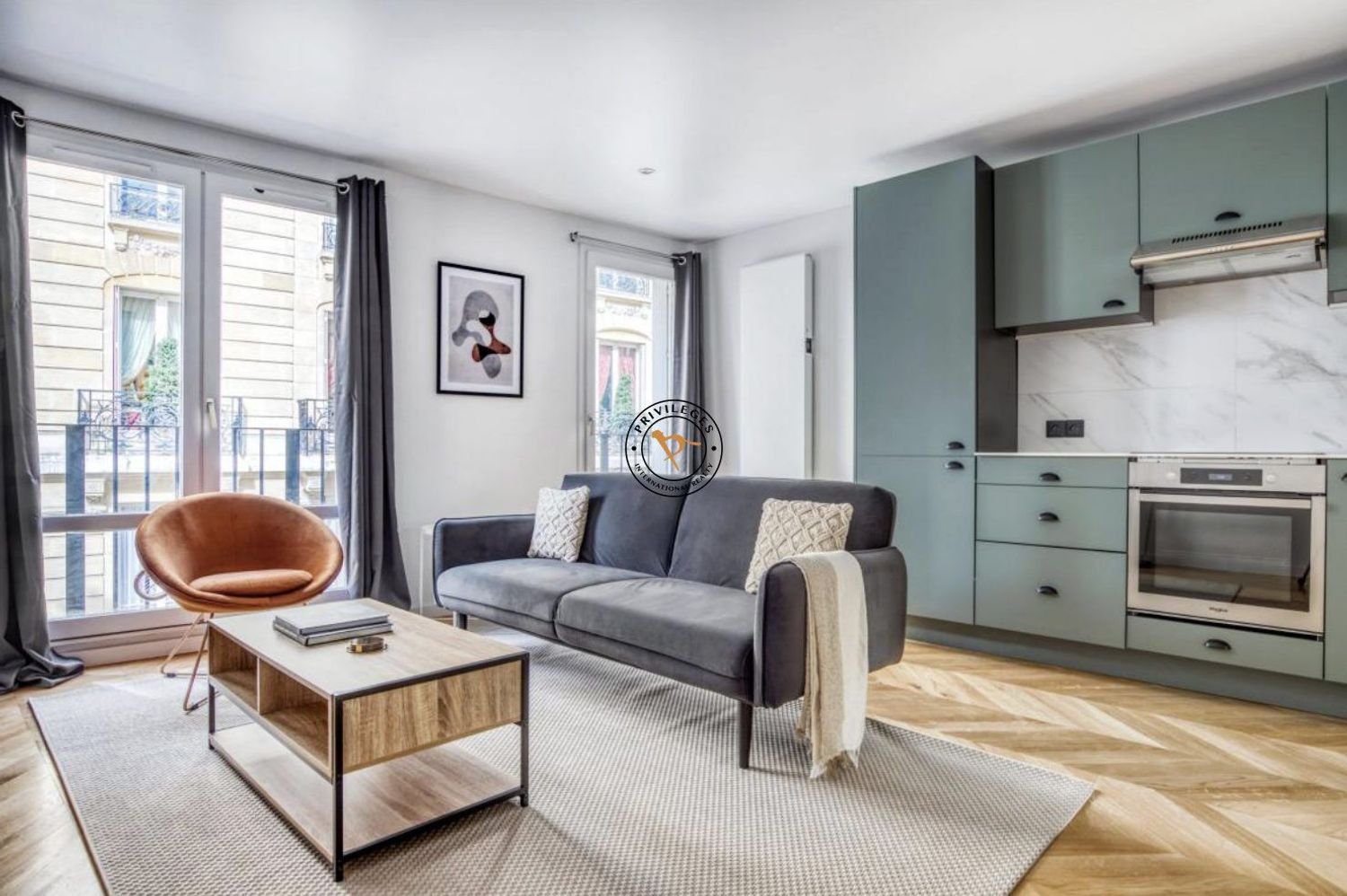 Appartement à louer, 46m², Paris 16ème