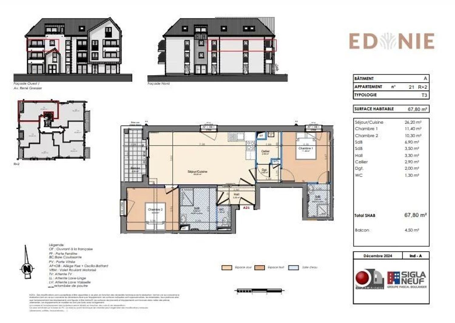 Appartement à vendre, 67m², Berck