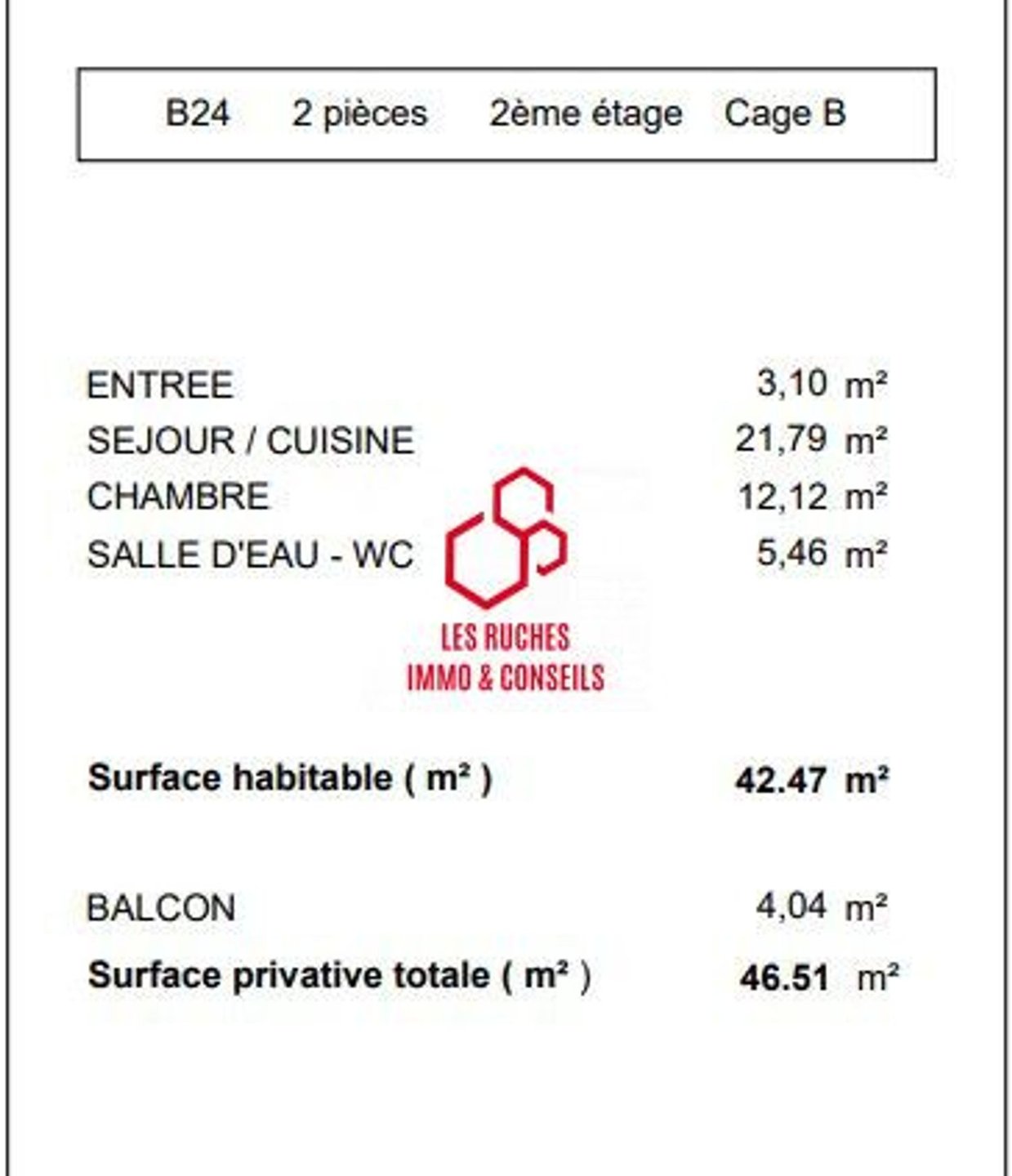Appartement à vendre, 42m², Gagny