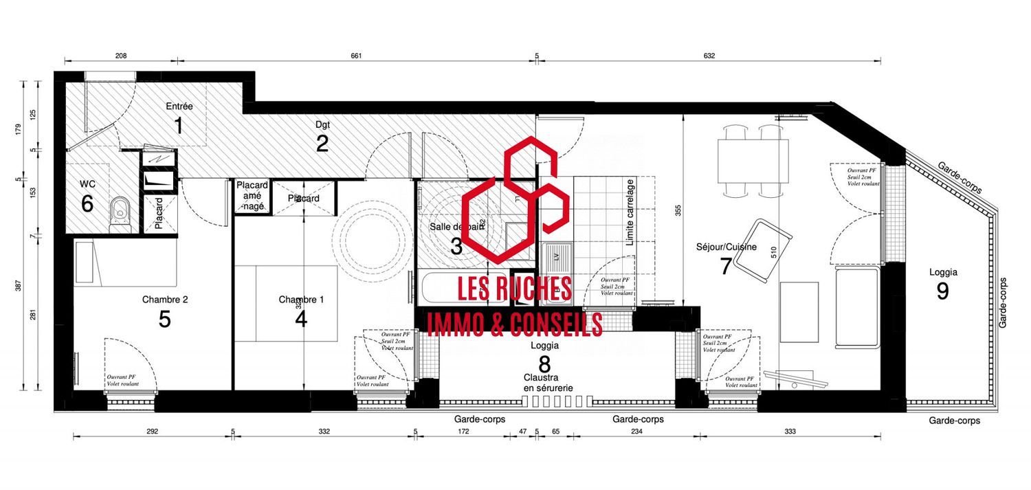 Appartement à vendre, 67m², Massy