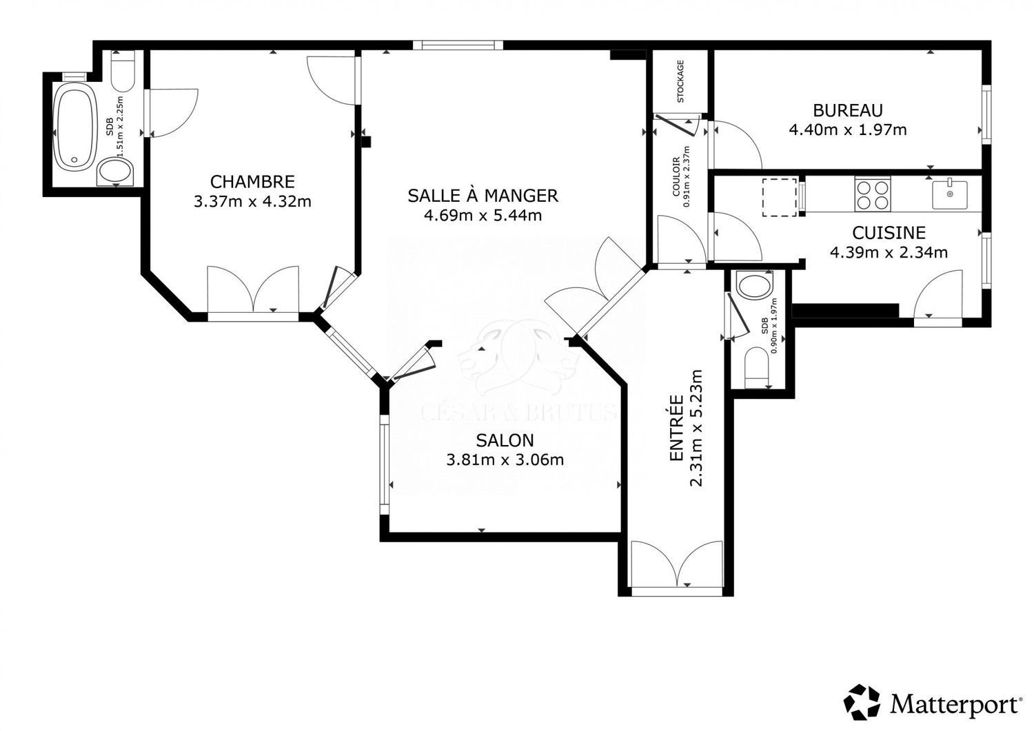 Appartement à vendre, 81m², Issy-les-Moulineaux