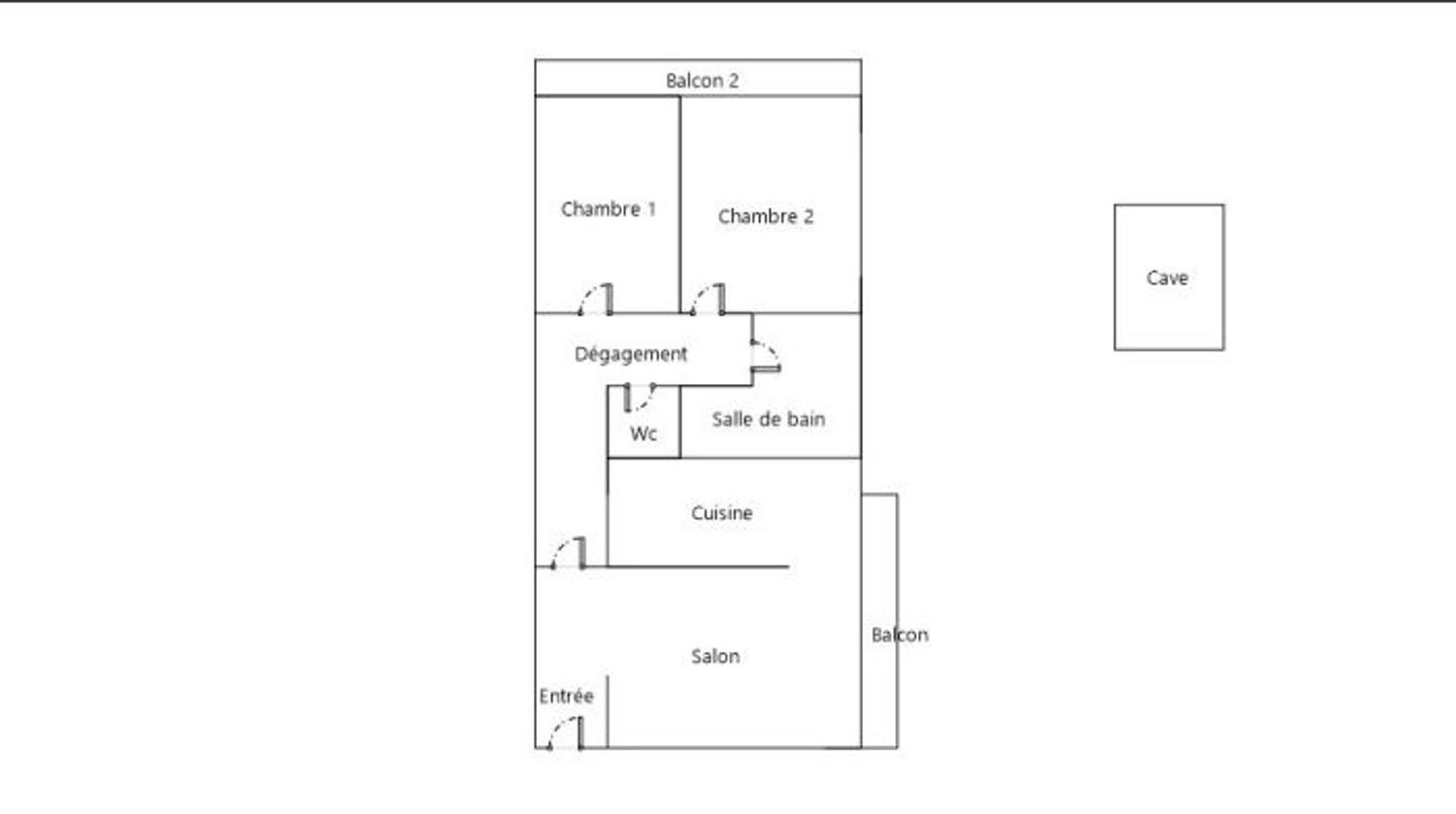Appartement à vendre, 66m², Fontaine