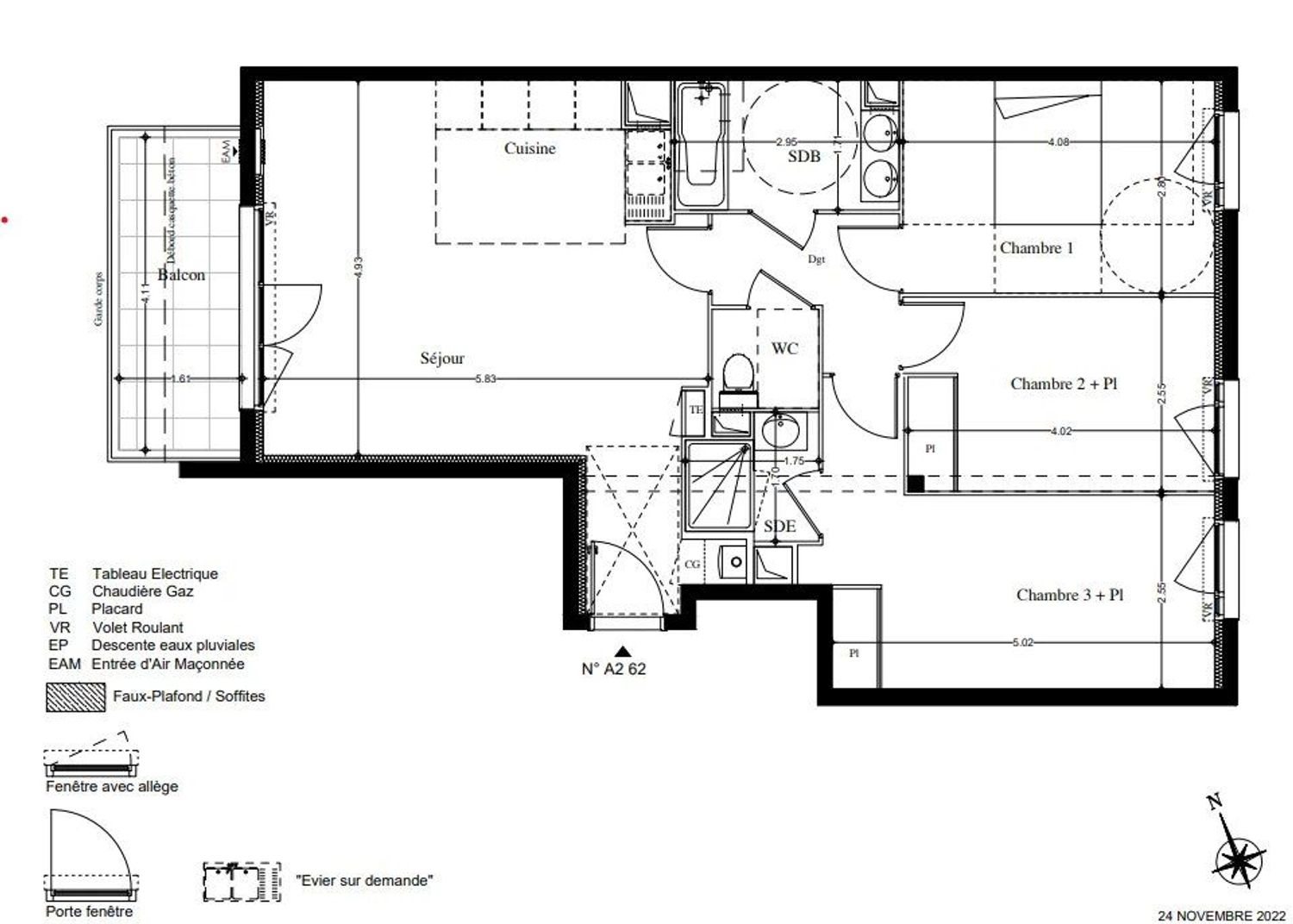Appartement à vendre, 79m², Avignon