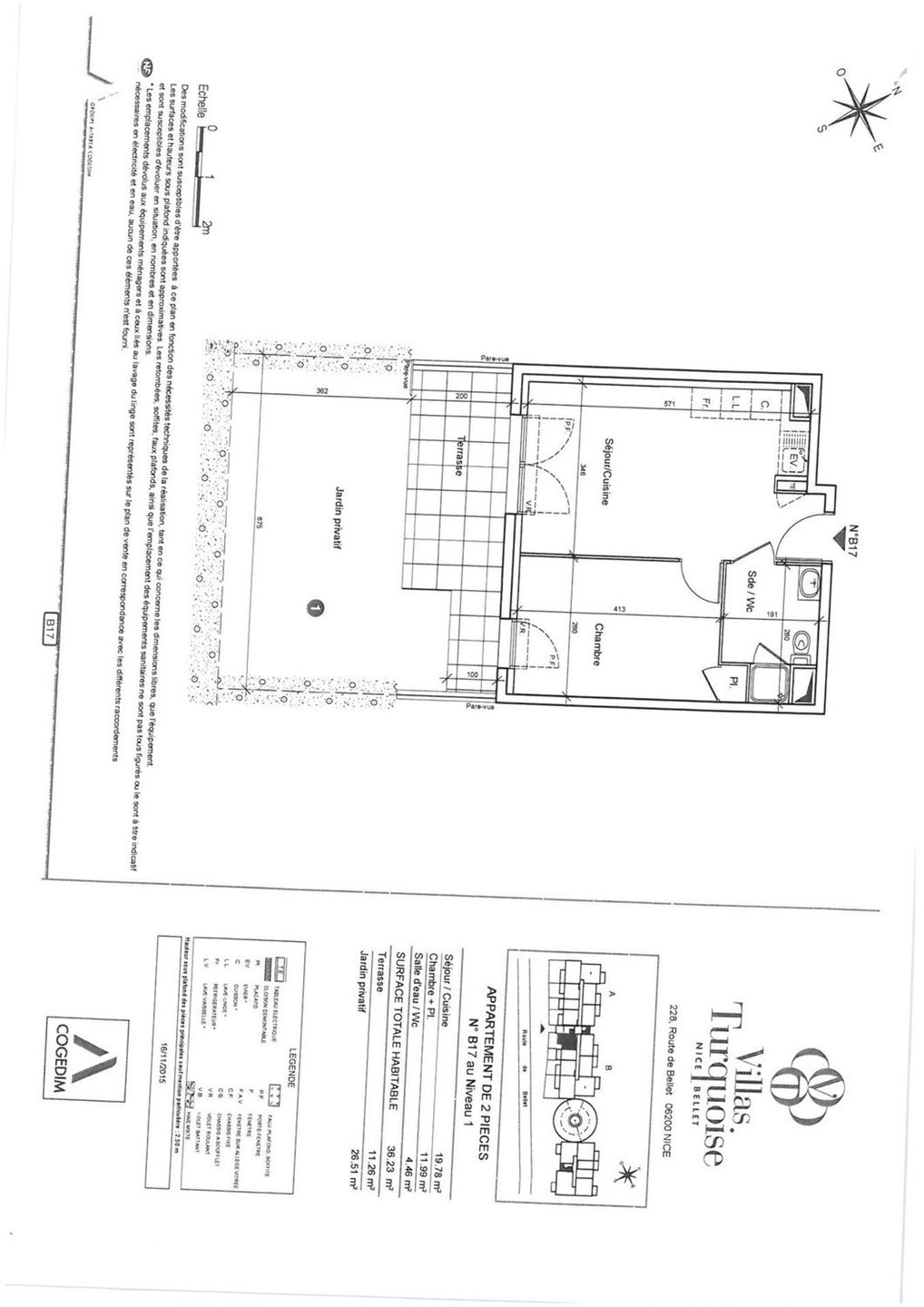 Appartement à louer, 36m², Nice