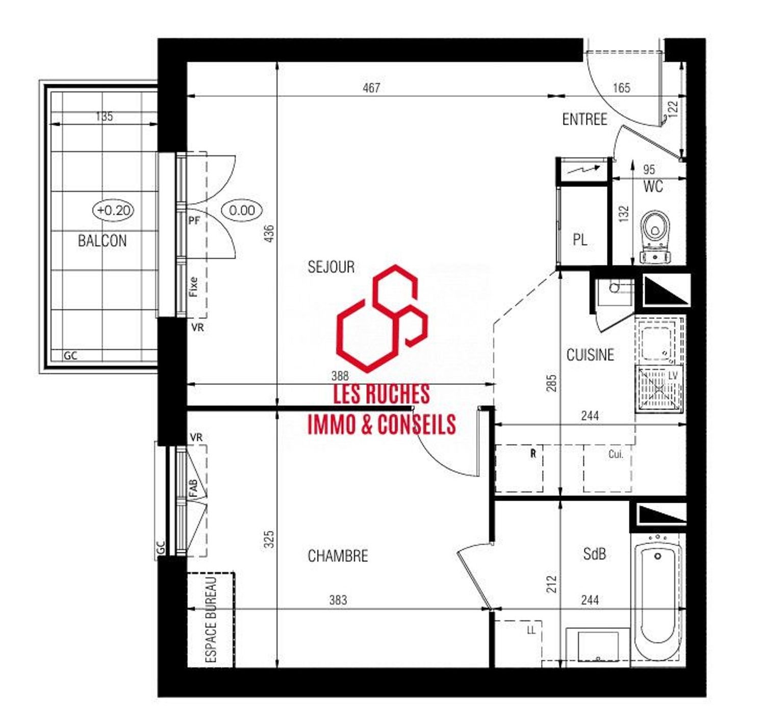Appartement à vendre, 46m², Cannes-Ecluse