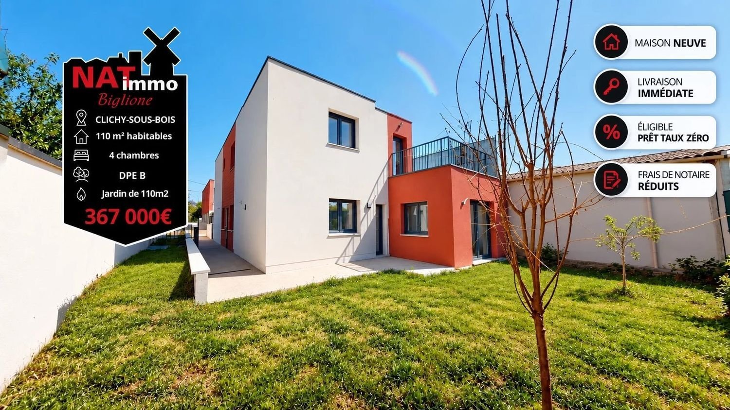 Maison à vendre, 108m², Clichy-sous-Bois