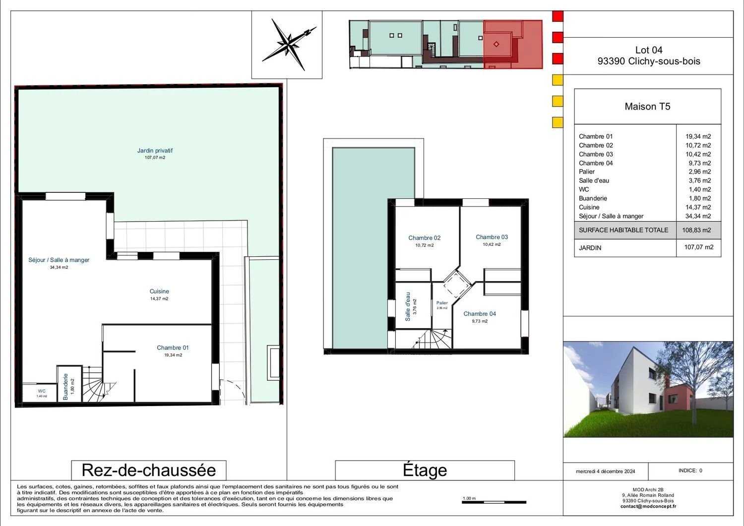 Maison à vendre, 108m², Clichy-sous-Bois
