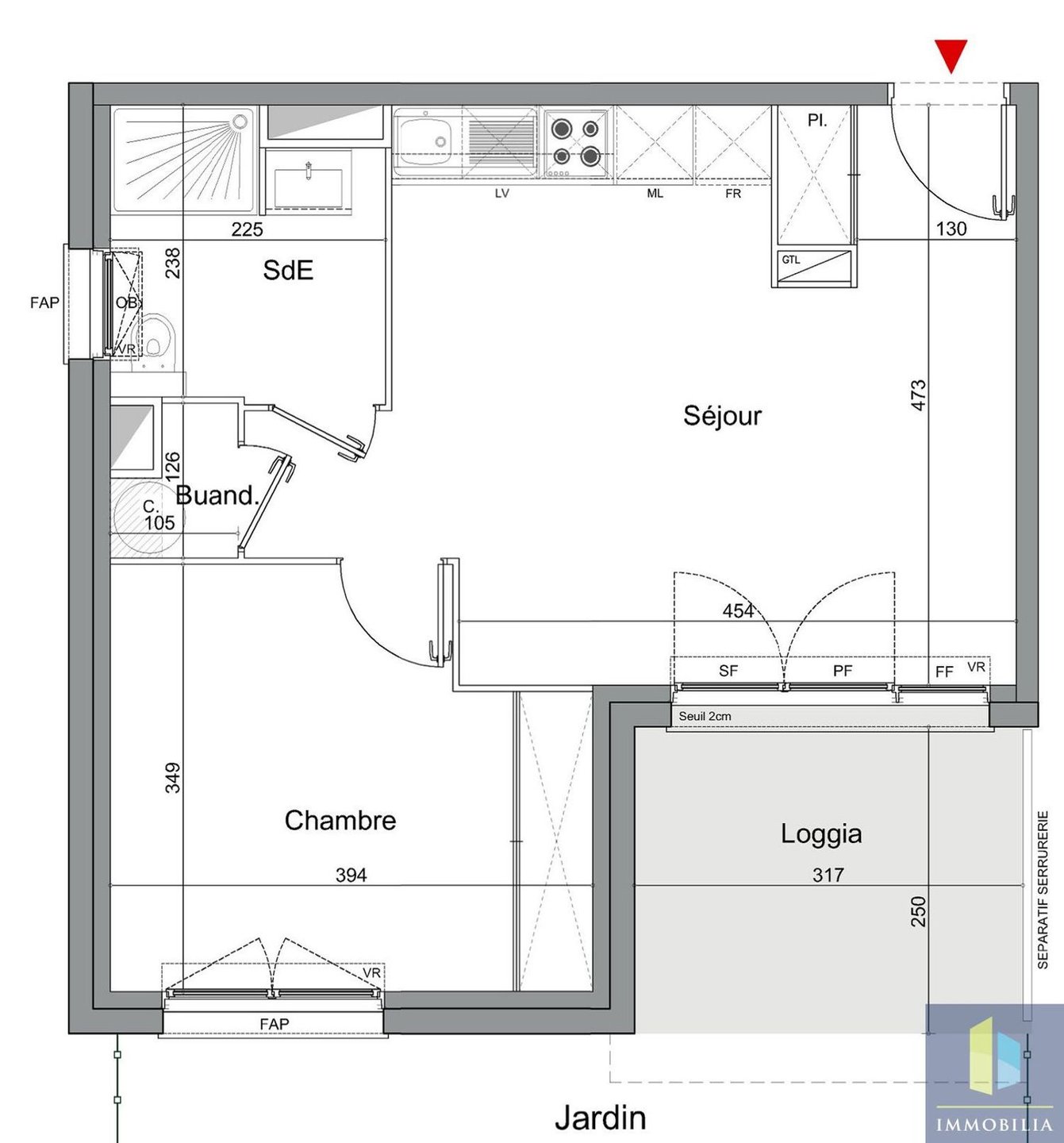 Appartement à vendre, 51m², Mérignac