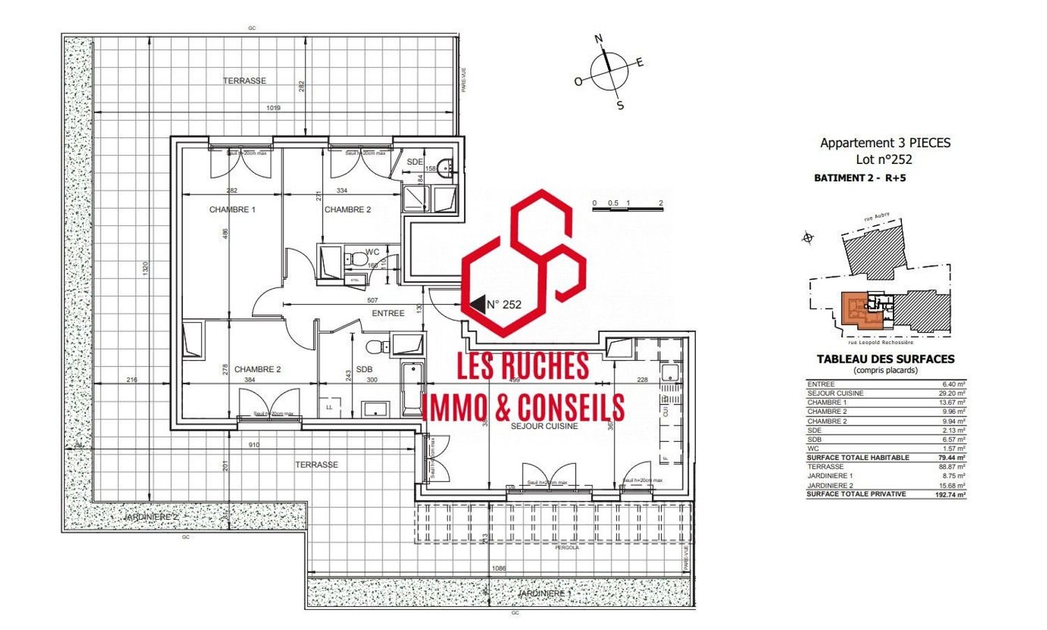 Appartement à vendre, 79m², Aubervilliers