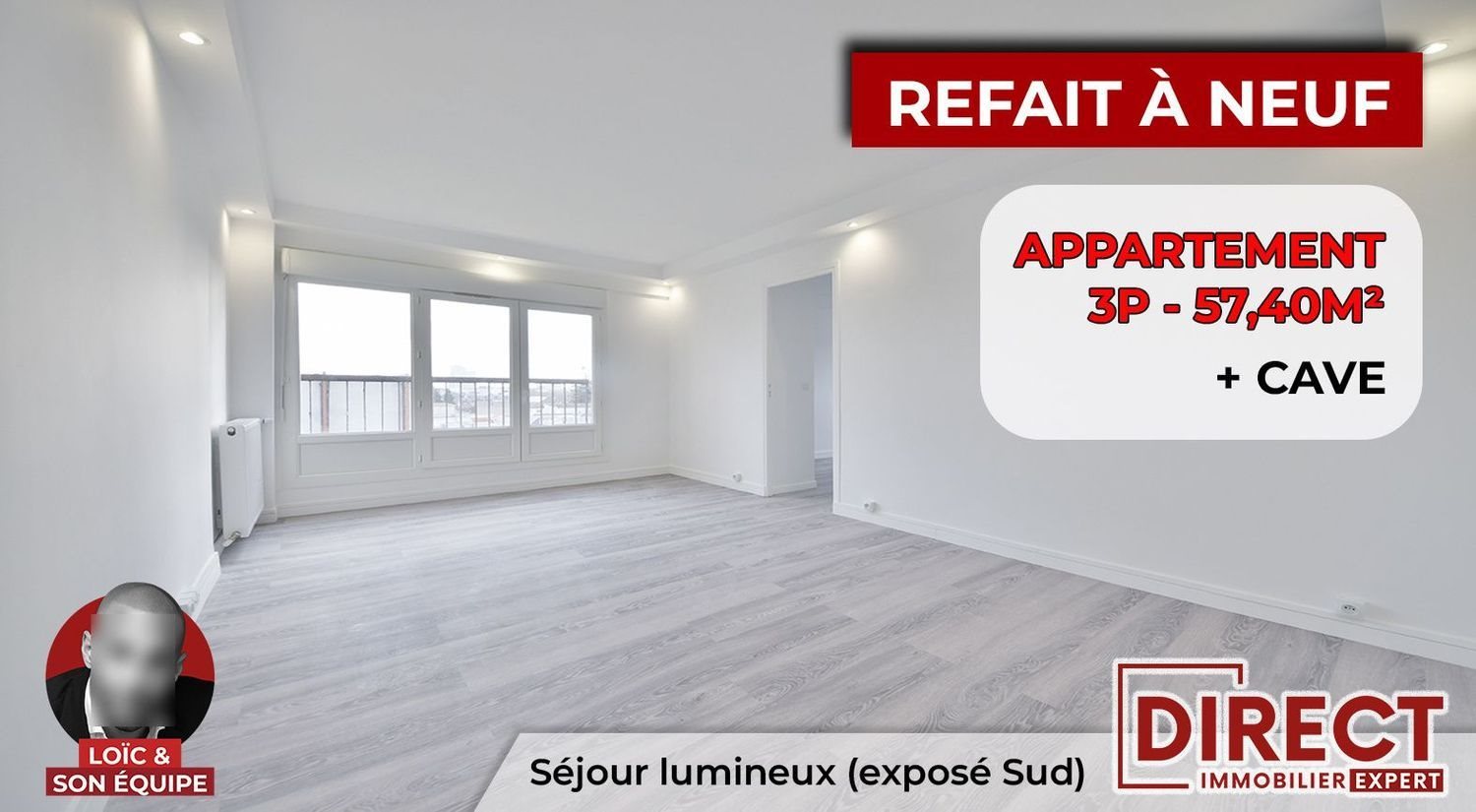 Appartement à vendre, 57m², Alfortville