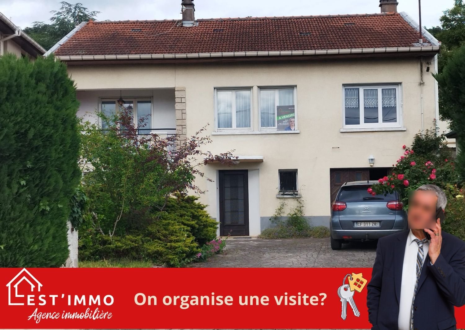 Maison à vendre, 110m², Malzéville