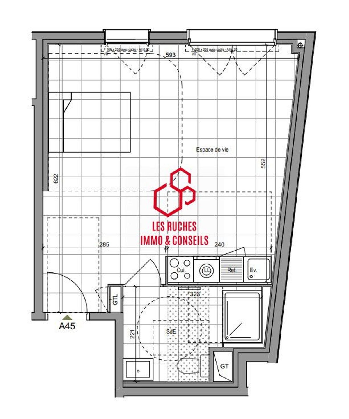 Appartement à vendre, 37m², Aubervilliers