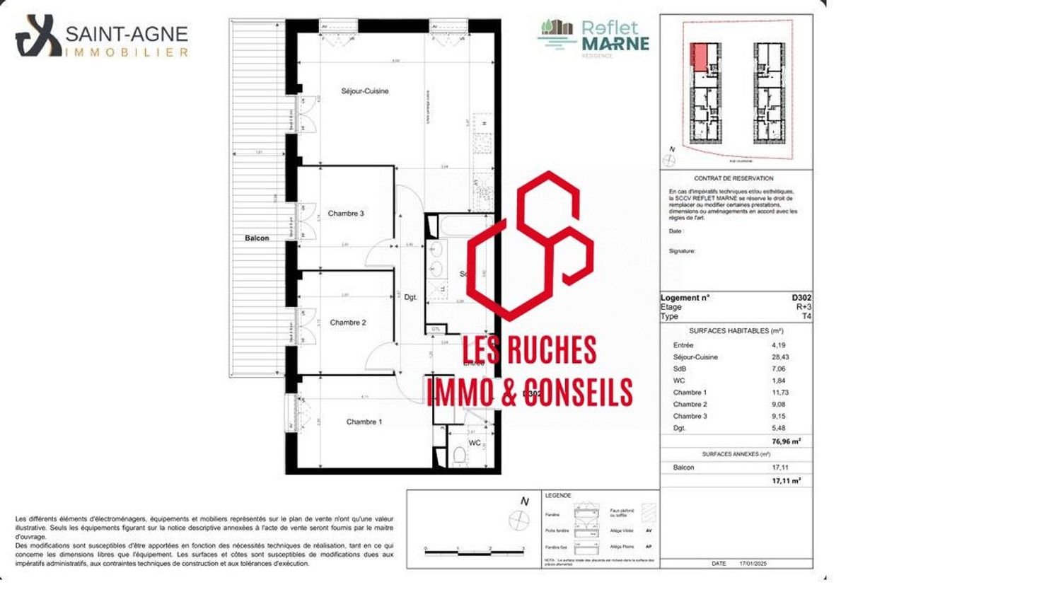 Appartement à vendre, 77m², Torcy