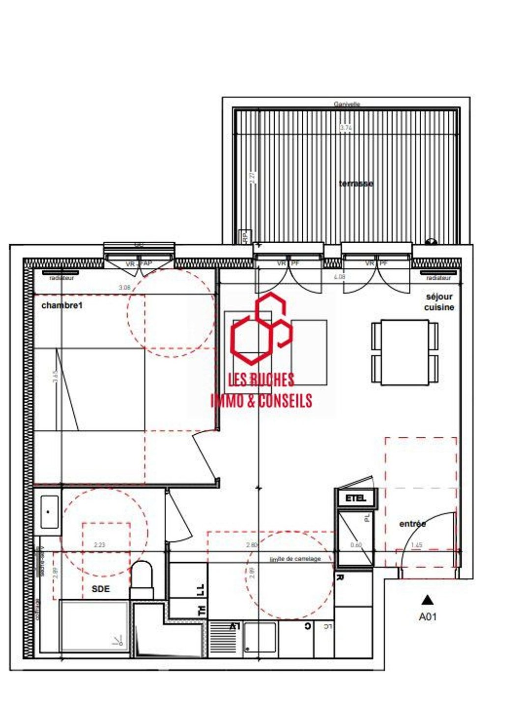 Appartement à vendre, 43m², Poissy