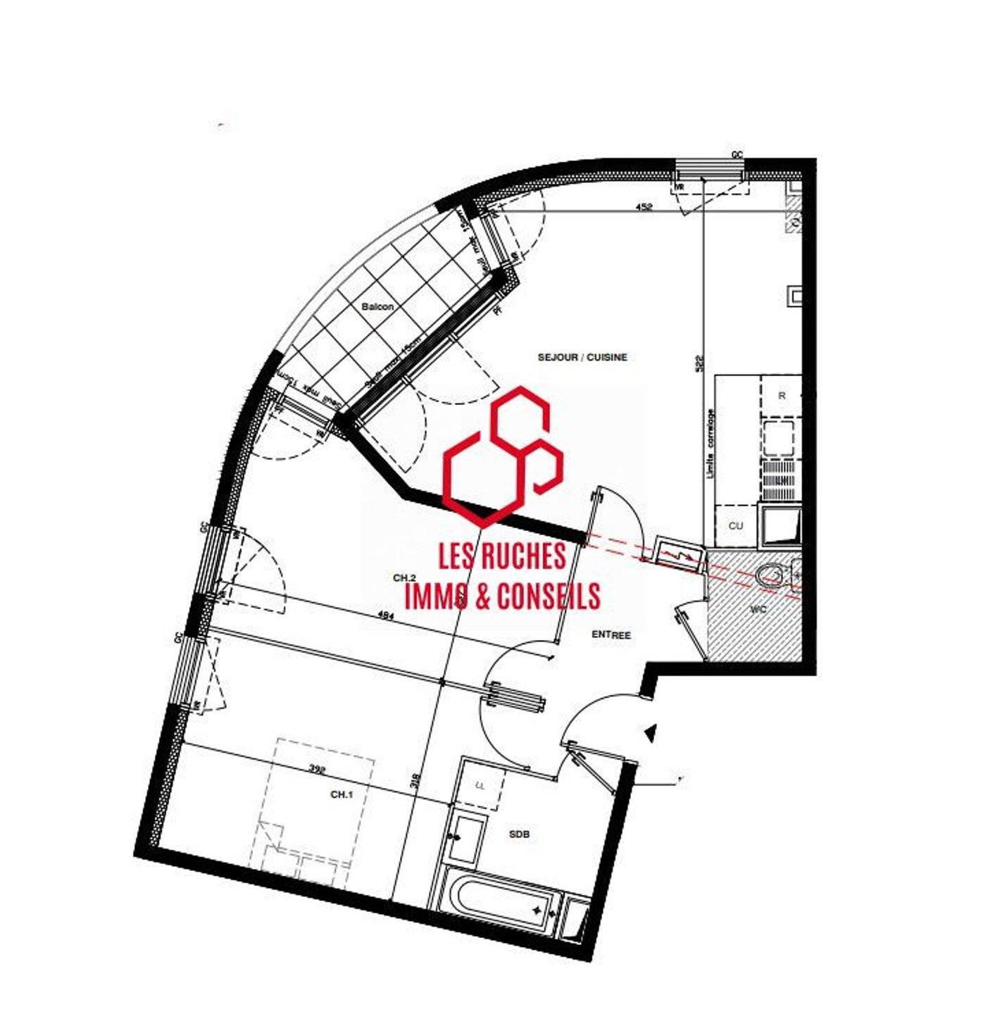 Appartement à vendre, 63m², Le Blanc-Mesnil