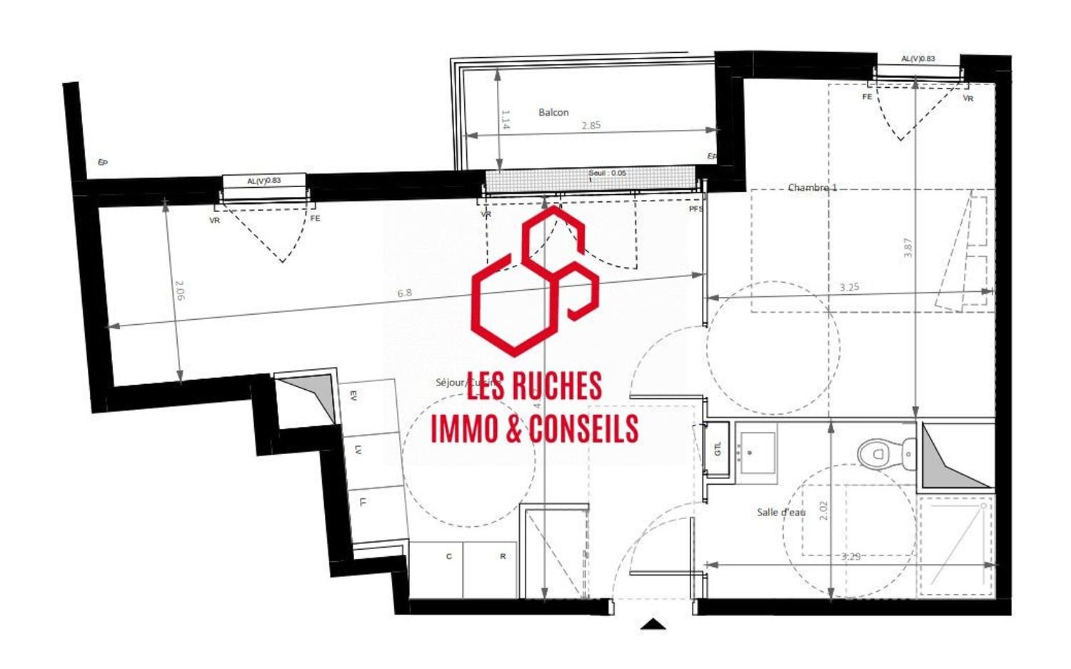 Appartement à vendre, 41m², Boissy-Saint-Léger