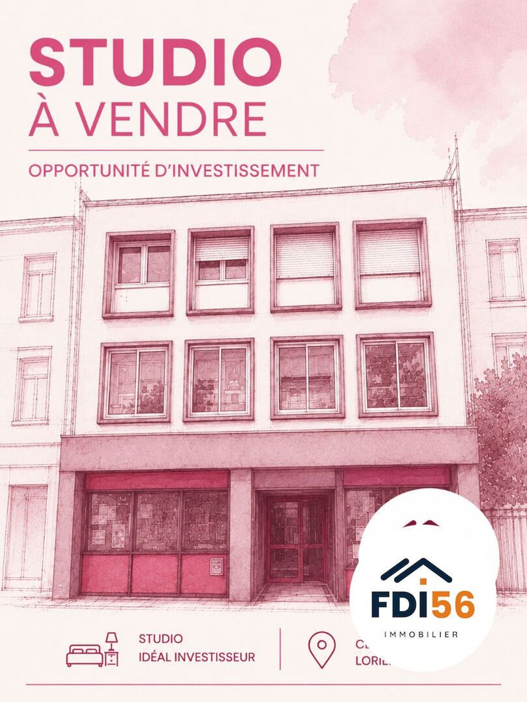 Appartement à vendre, 17m², Lorient