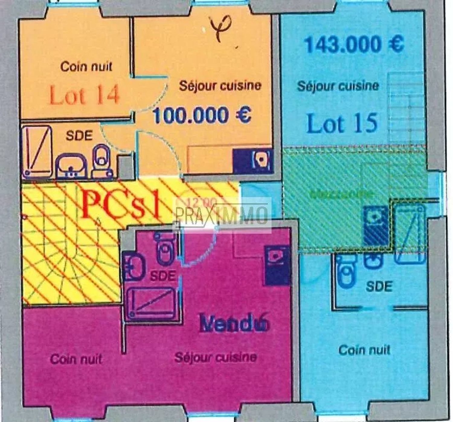 Appartement à vendre, 28m², Cagnes-sur-Mer