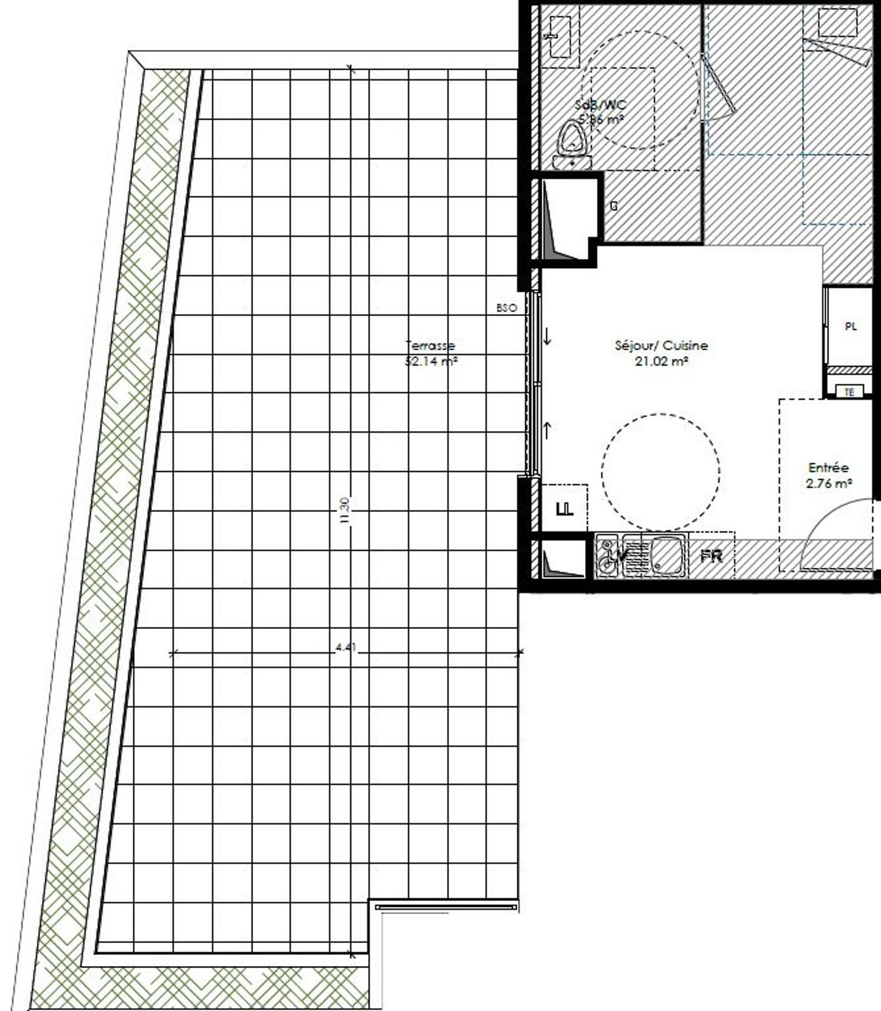 Appartement à vendre, 30m², Villeurbanne