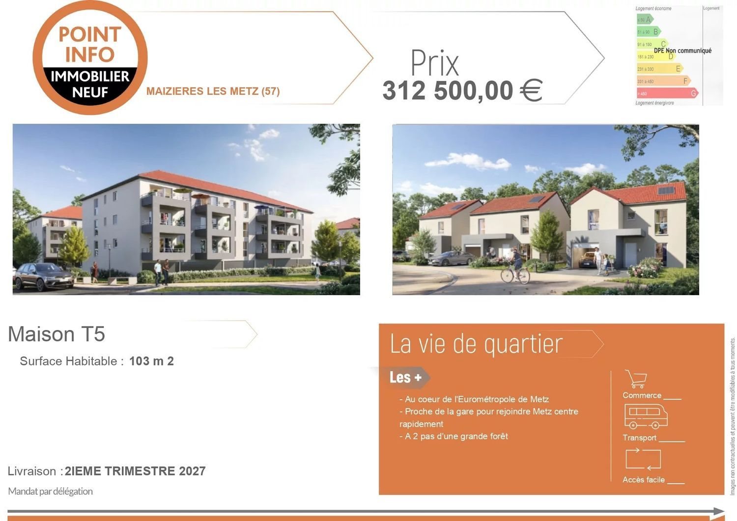 Maison à vendre, 103m², Maizières-lès-Metz
