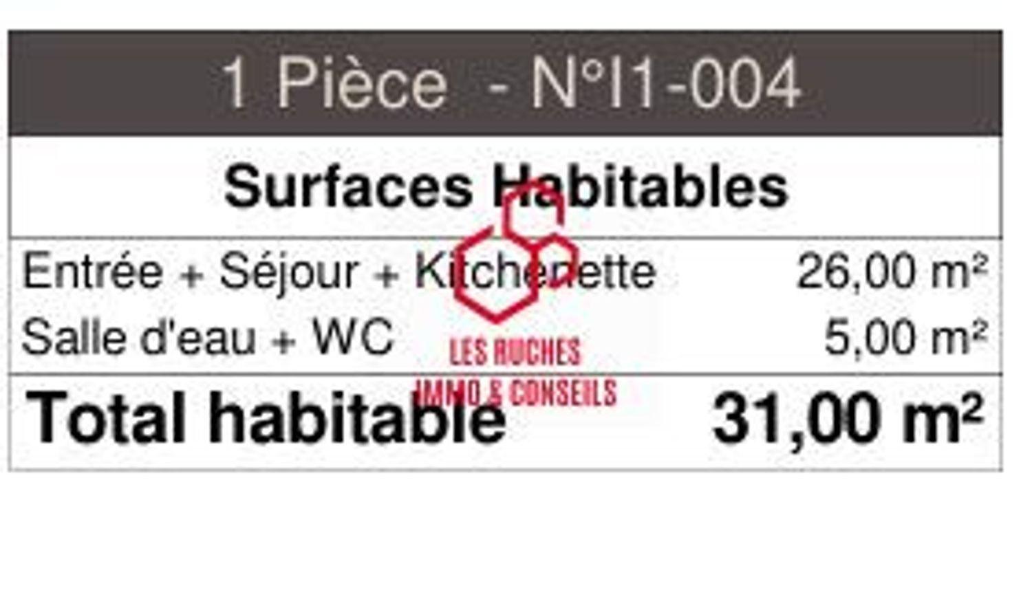 Appartement à vendre, 31m², Plaisir