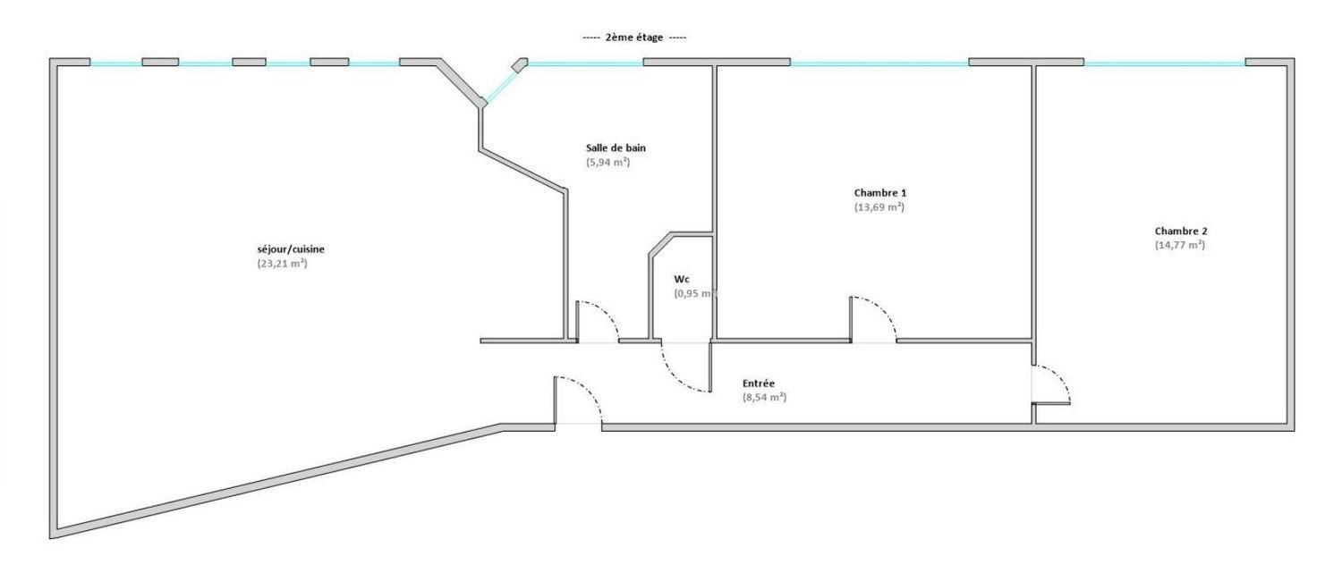 Appartement à vendre, 67m², Bagneux