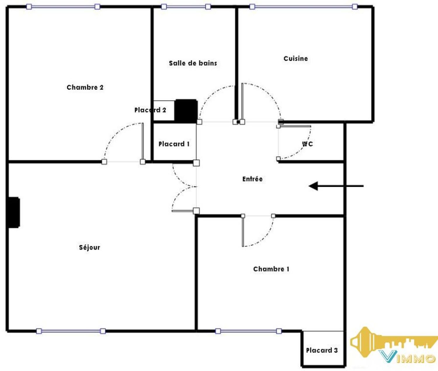 Appartement à vendre, 69m², Nantes