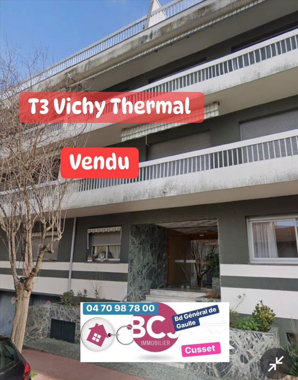 Appartement à vendre, 83m², Vichy