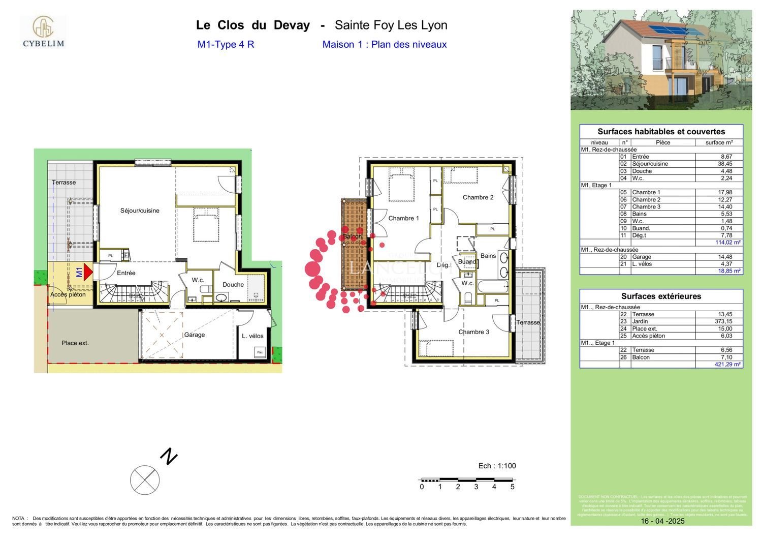 Maison à vendre, 114m², Sainte-Foy-lès-Lyon