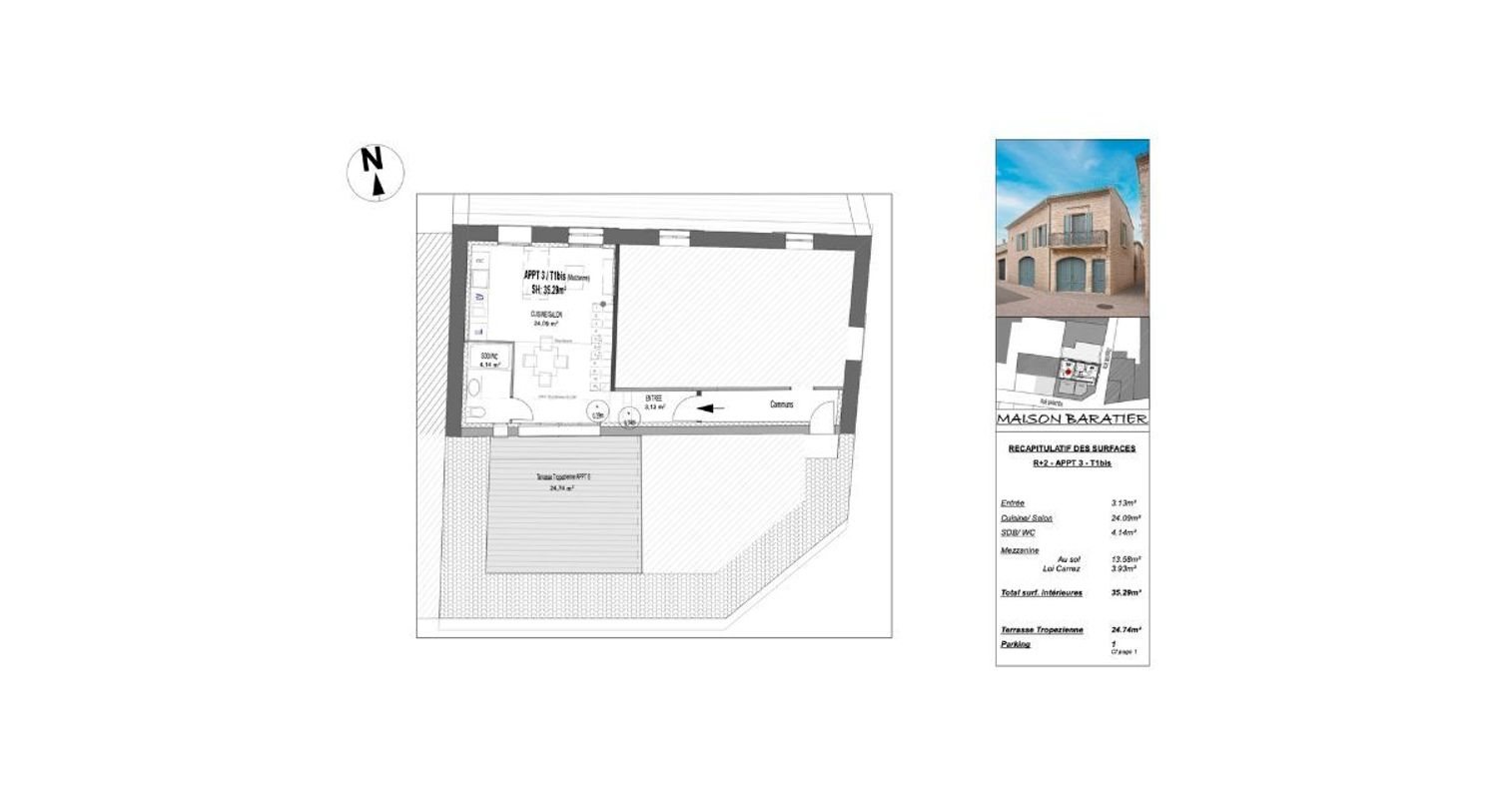 Appartement à vendre, 35m², Calvisson