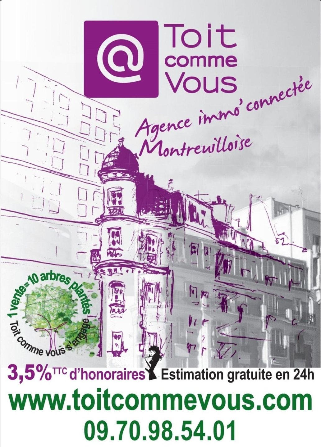 Appartement à vendre, 80m², Montreuil