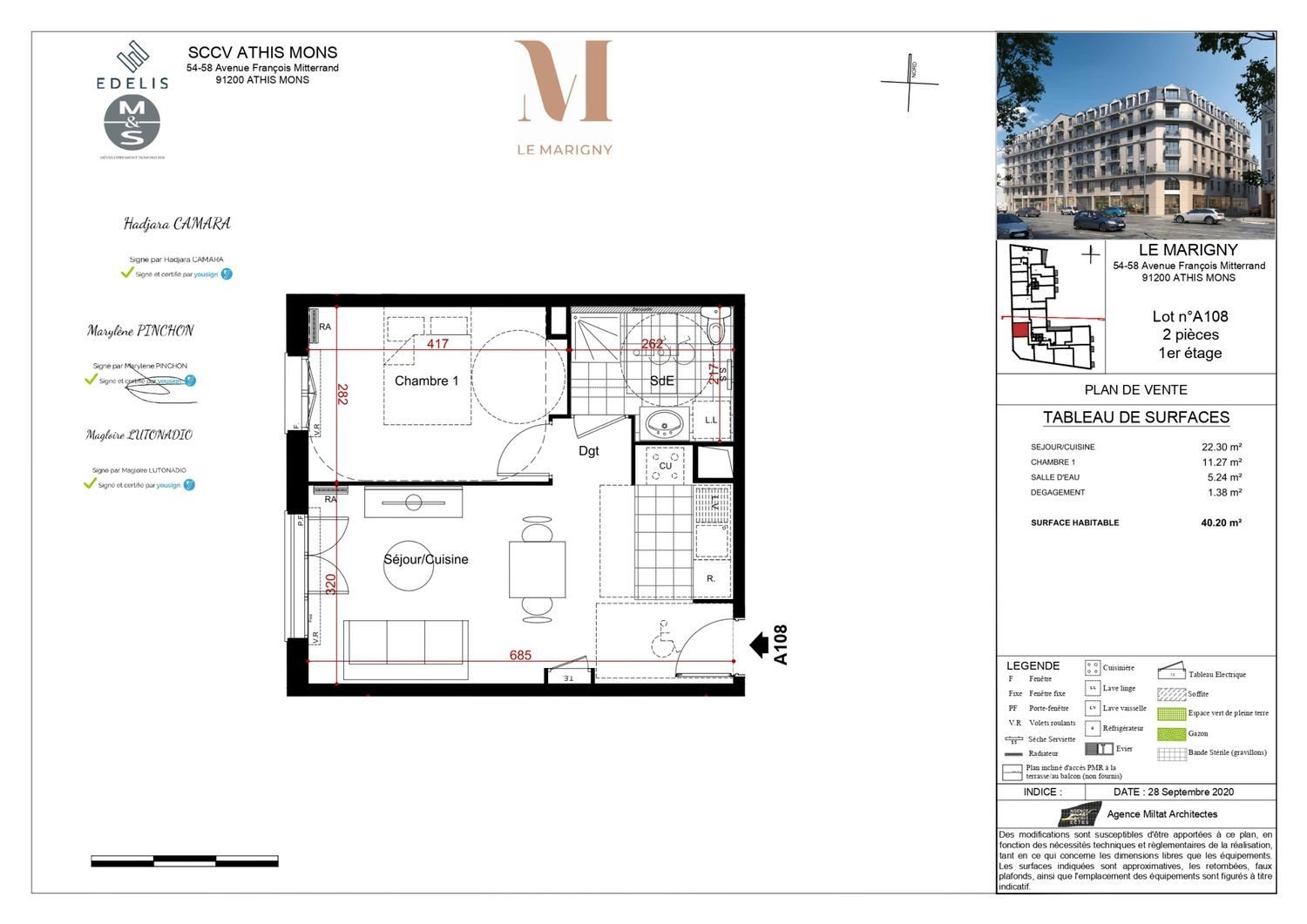 Appartement à vendre, 40m², Athis-Mons
