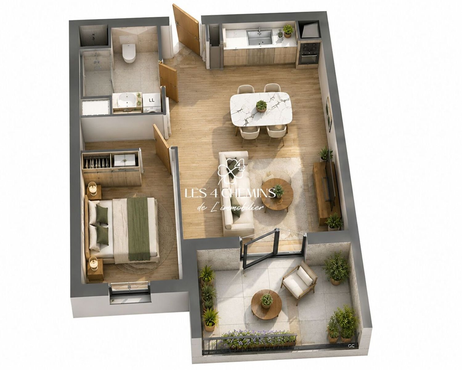 Appartement à vendre, 37m², Fuveau