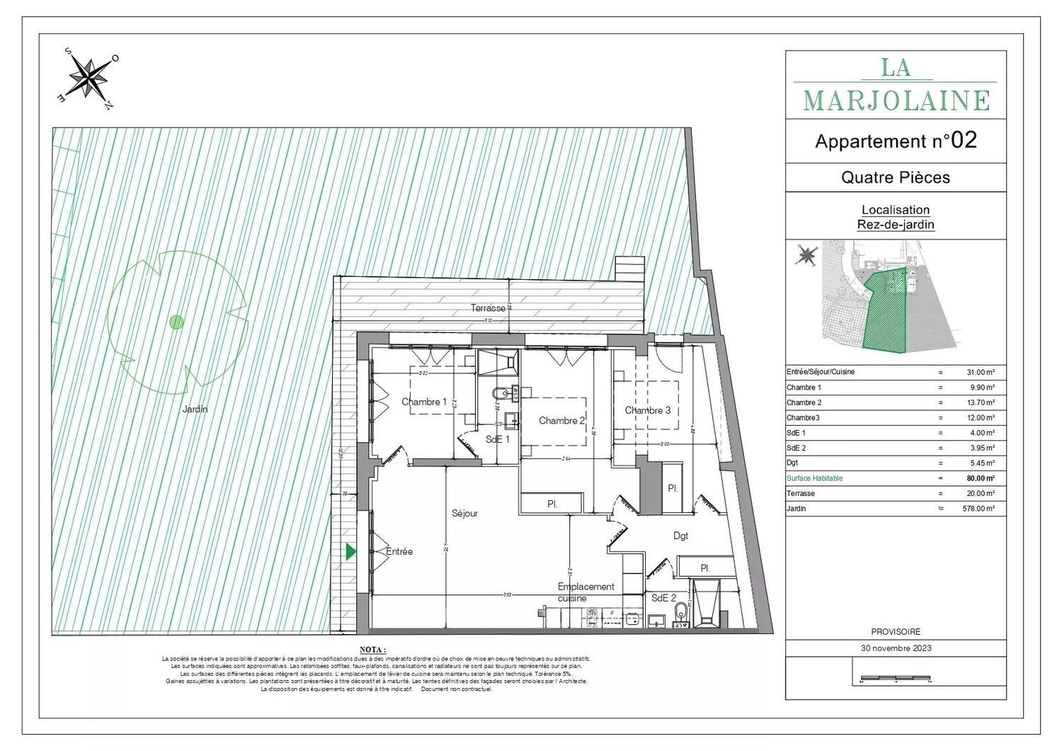 Appartement à vendre, 80m², Mouans-Sartoux