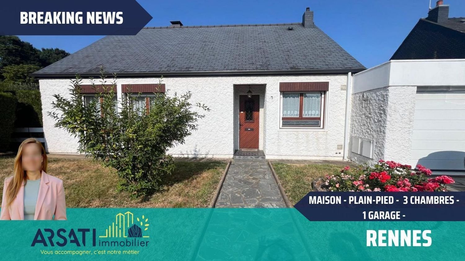 Maison à vendre, 92m², Rennes