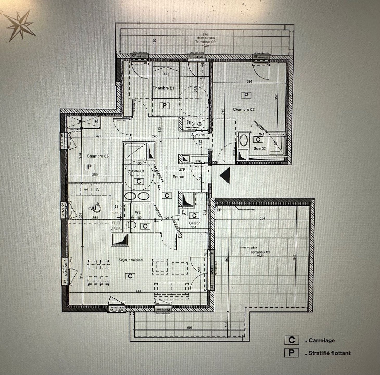 Appartement à vendre, 100m², Saint-Herblain