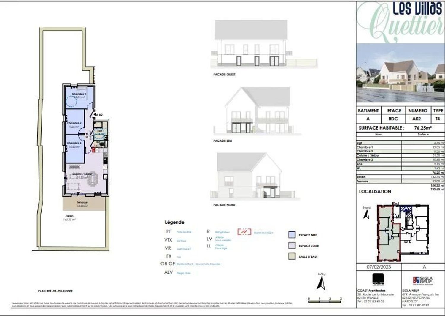 Appartement à vendre, 76m², Berck