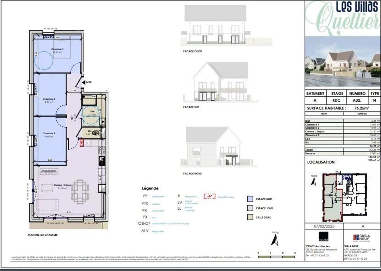 Appartement à vendre, 76m², Berck