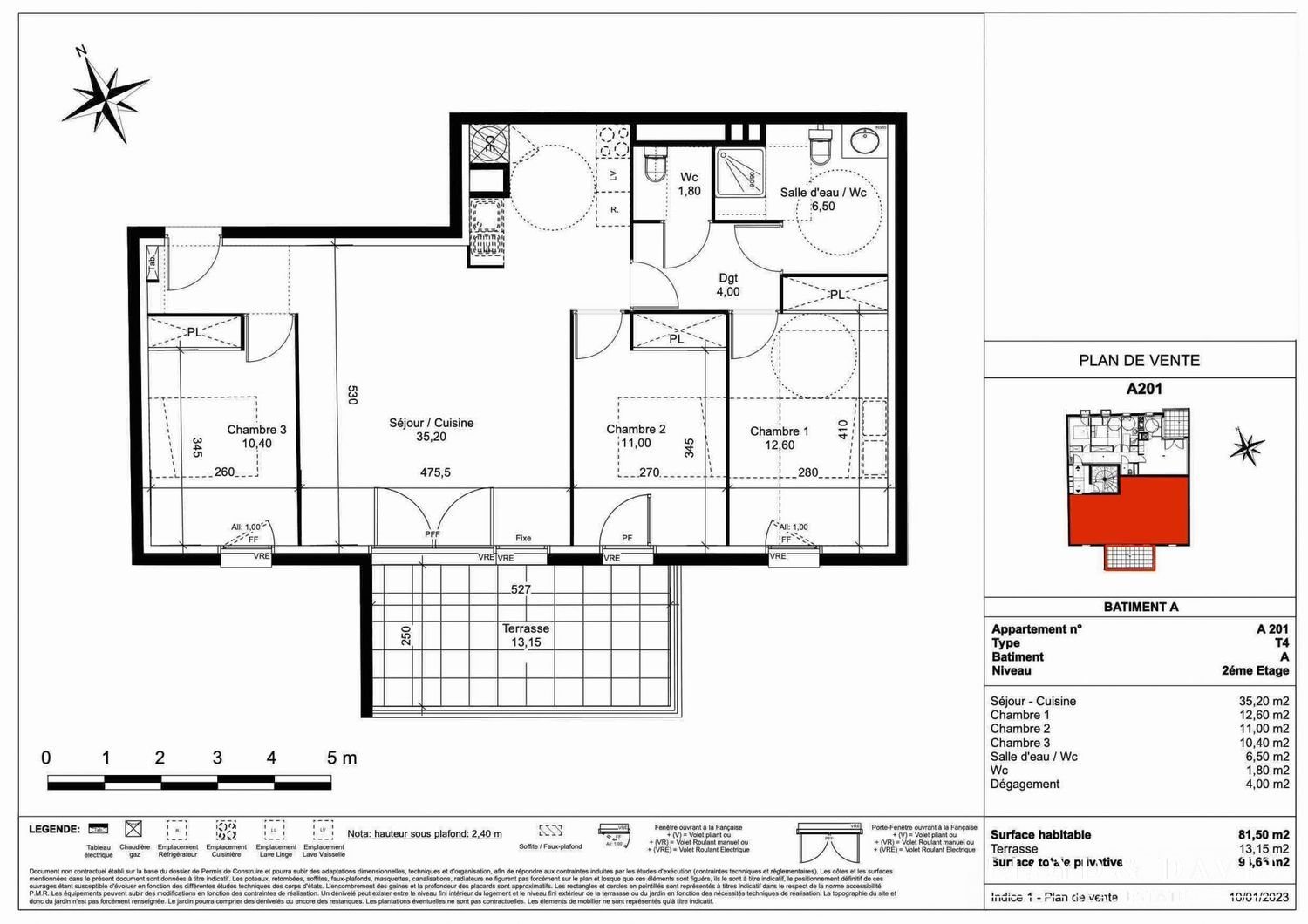 Appartement à vendre, 81m², Vendargues
