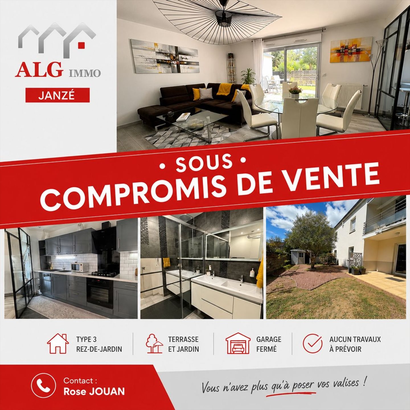 Appartement à vendre, 68m², Janzé