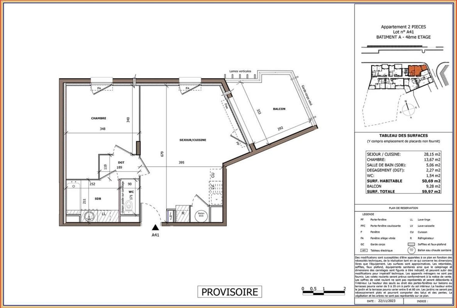 Appartement à louer, 50m², Béziers