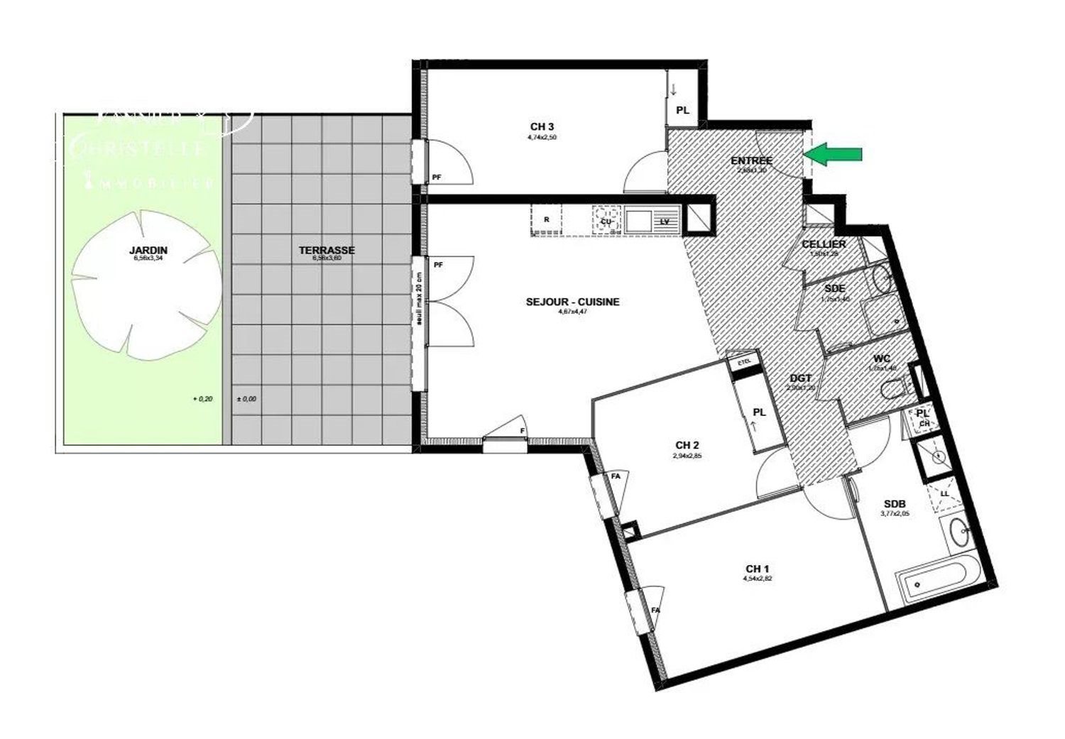 Appartement à vendre, 83m², Thonon-les-Bains