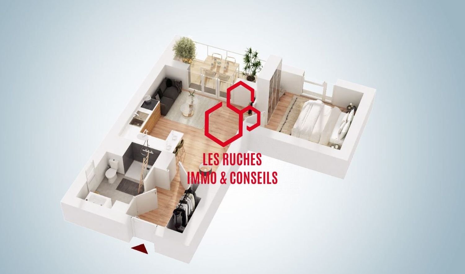 Appartement à vendre, 41m², Magny-le-Hongre
