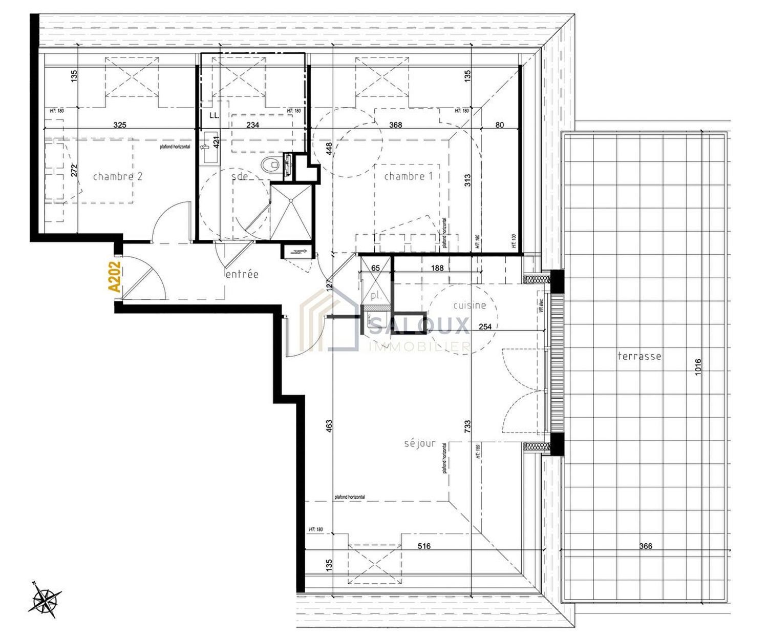 Appartement à vendre, 59m², Muzillac