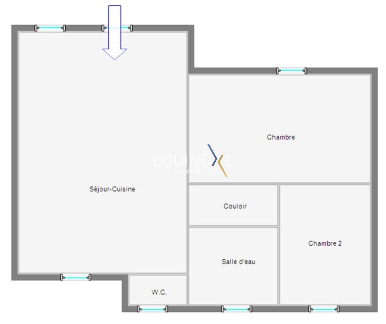 Maison à vendre, 57m², Saint-Léger-les-Vignes