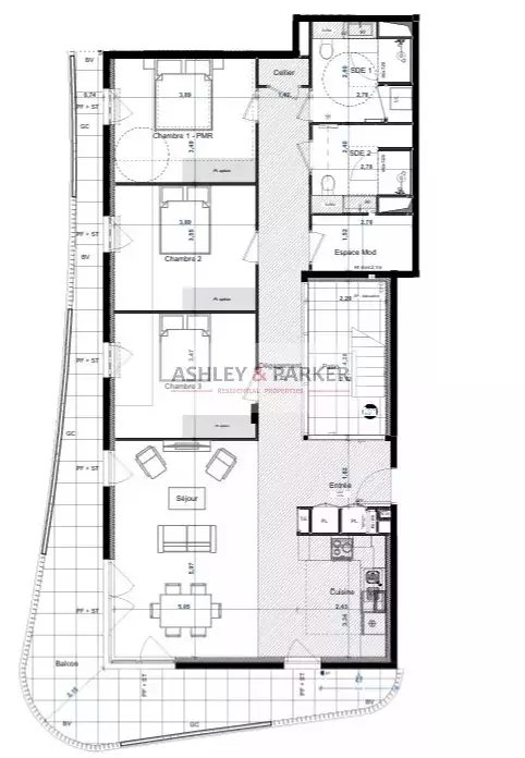 Appartement à vendre, 115m², Antibes