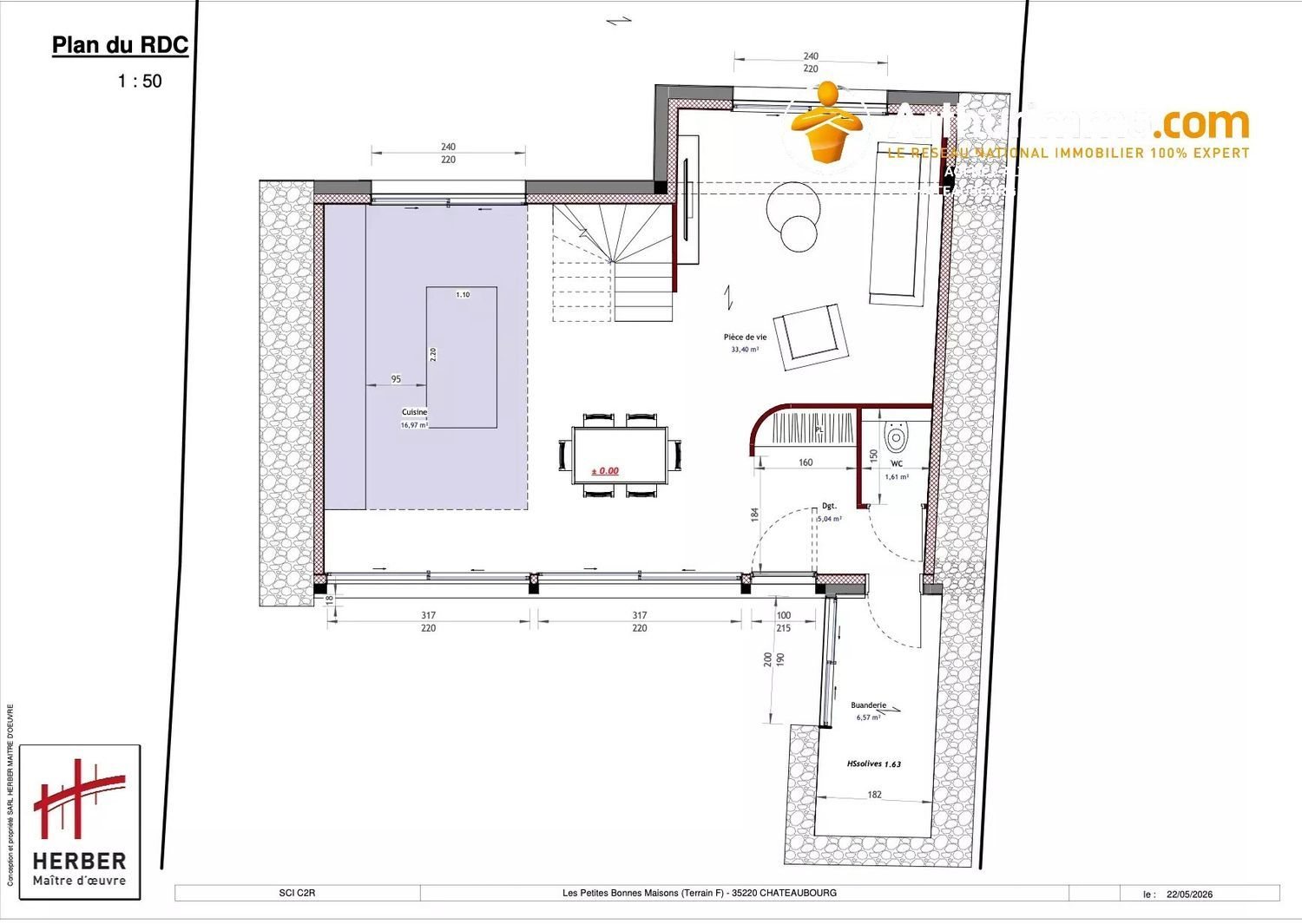 Maison à vendre, 105m², Châteaubourg